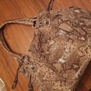 Orvieto python leather purse in great condition! LARGE PURSE!